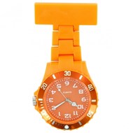 Montre Infirmière KRAZY NURSE bracelet Plastique Orange