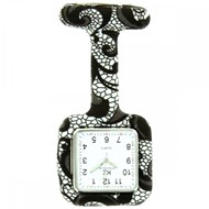 Montre Infirmière KRAZY NURSE bracelet Silicone Noir