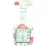 Montre Infirmière KRAZY NURSE bracelet Silicone Noir