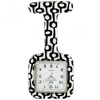 Montre Infirmière KRAZY NURSE bracelet Silicone Noir - vue V1