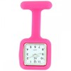 Montre Infirmière KRAZY NURSE bracelet Silicone Rose - vue V1