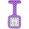 Montre Infirmière KRAZY NURSE bracelet Silicone Violet - vue V1