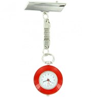 Montre Infirmière KRAZY NURSE bracelet Acier Rouge