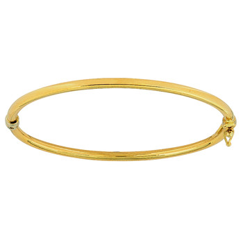 Bracelet jonc ouvrant or jaune 9 carats