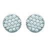 Boucles d'oreilles rondes Brillaxis - vue V1