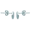 Boucles d'oreilles rondes Brillaxis - vue V3