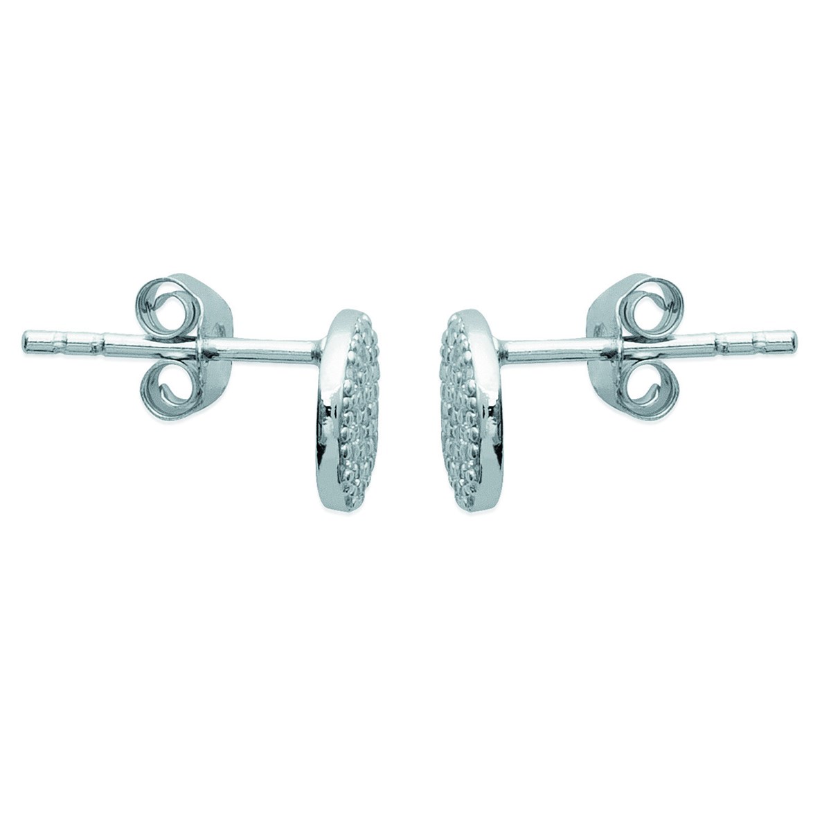 Boucles d'oreilles rondes Brillaxis - vue 3