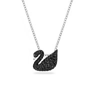 Collier Swarovski Iconic Swan noir