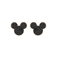 Boucles d'oreilles Swarovski Mickey et Minnie rosées