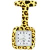 Montre Infirmière KRAZY NURSE bracelet Silicone Jaune - vue V1