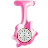 Montre Infirmière KRAZY NURSE bracelet Silicone Rose - vue V1