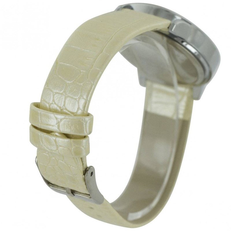 Montre Femme BELLOS bracelet Cuir Blanc - vue 2