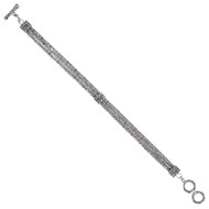Bracelet ADEN Triple rang Argent massif Homme