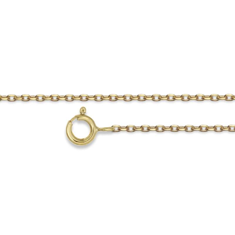 Collier Maille Forçat Plaqué Or 1mm - Les Poulettes Bijoux, Longueur 40cm, Livré Dans écrin | Création Française