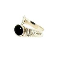 Bague Touareg argent onyx