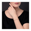 Bracelet Femme 3 Ors - Or Tricolore - Grain de Café Jaune, Blanc et Rose - vue V2