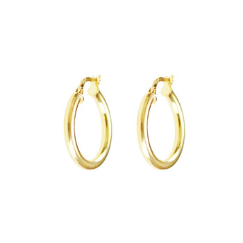 Boucles d'Oreilles Créoles Or Jaune