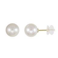 Boucles d'Oreilles Perles de Culture 0.80cm - Or Jaune - Femme ou Enfant