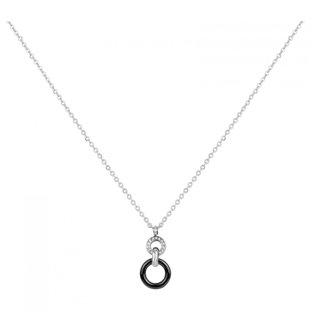 Collier Audrey en Acier avec cristal