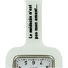 Montre Infirmière KRAZY NURSE bracelet Silicone Blanc - vue V1