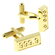 Boutons de manchette, Fort Know, lingot d'or