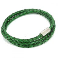 Bracelet tressé Homme Monart, vert