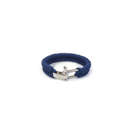 Bracelet, tissé paracorde Bleu Marine
