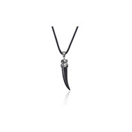 Collier Homme Time Force Acier Noir