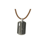 Collier Homme Time Force Acier Marron