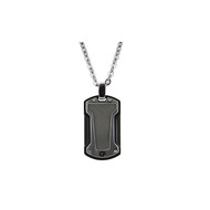 Collier Homme Time Force Acier Noir