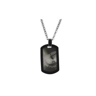 Collier Homme Time Force Acier Noir