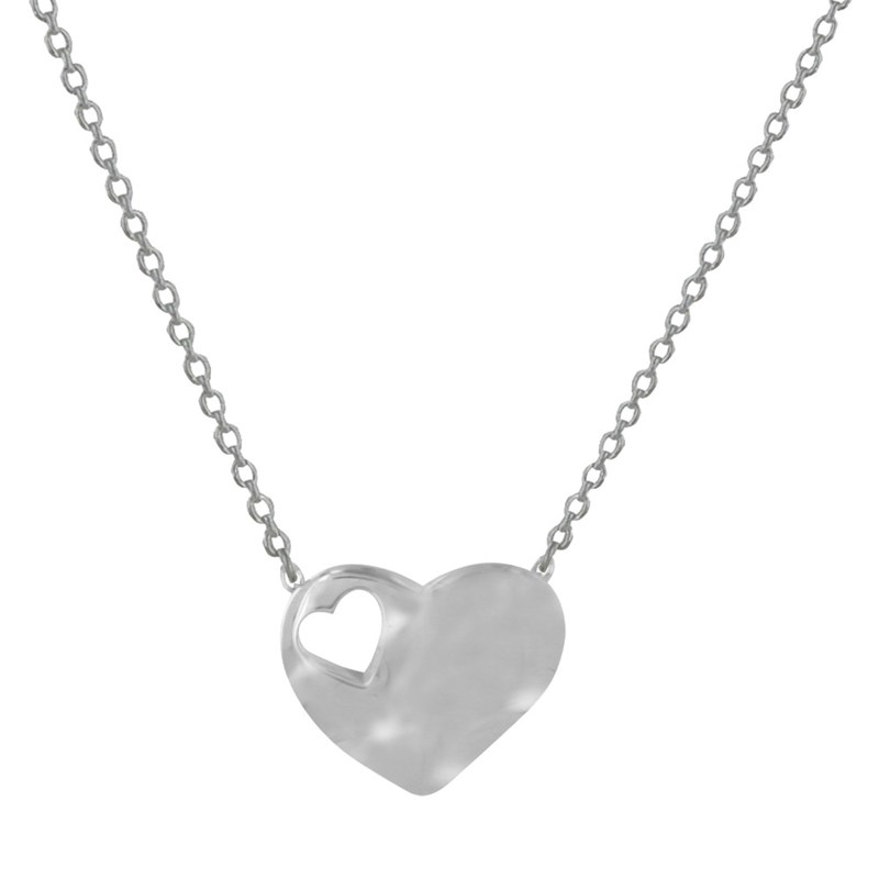 maty collier argent coeur maty collier argent coeur
