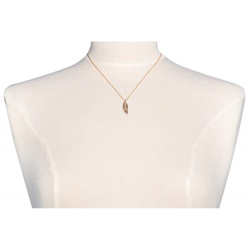 Pendentif Plaqué Or Petite Plume - Petit Modèle