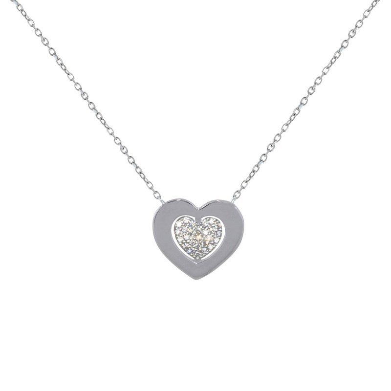 maty collier argent coeur maty collier argent coeur