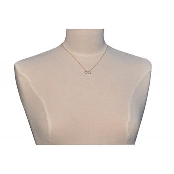 Gold-plated Infini necklace