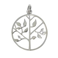 Pendentif Arbre de Vie Argent Rhodié