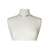 Collier Ras de Cou Fils d'Argent 925 et 6 Perles Blanches - vue V4