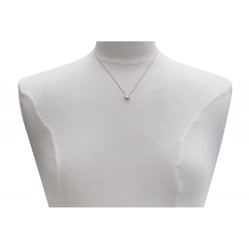 Ketting met vergulde zeester en strass