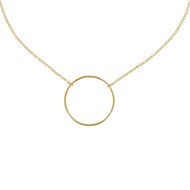 Collier Plaqué Or Cercle