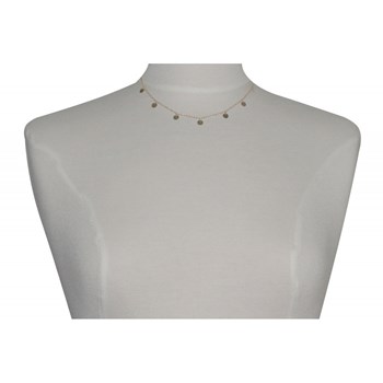 Gold-plated Necklace Round charms