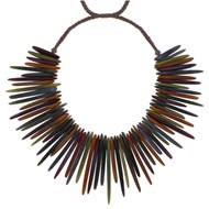Collier Esplanade en Tagua Multicolore Automne