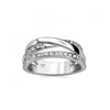 Bague Kris - Argenté et Cristal - vue V2