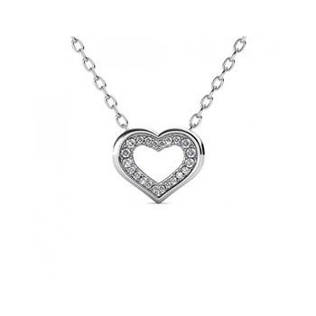 Collier Zeal - Argenté et Cristal