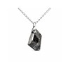 Pendentif Silver Night - Argenté et Noir - vue V3