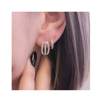 Elegante Oorbellen - Zilver en Kristal