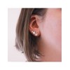 Boucles d'oreilles Trinity - Lot de 3 paires - Argenté et Cristal - vue V2