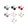 Boucles d'oreilles 7 Days Colorful Pearl - Argenté et Multi - vue V1
