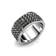 Bague Roller - Argenté et Gris Anthracite