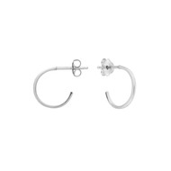 Boucles d'oreilles earrings Wire 1mm en argent