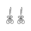 Boucles D'oreilles Argent Logo Orus Rhodié - vue V1